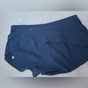 Lululemon navy speedup shorts
